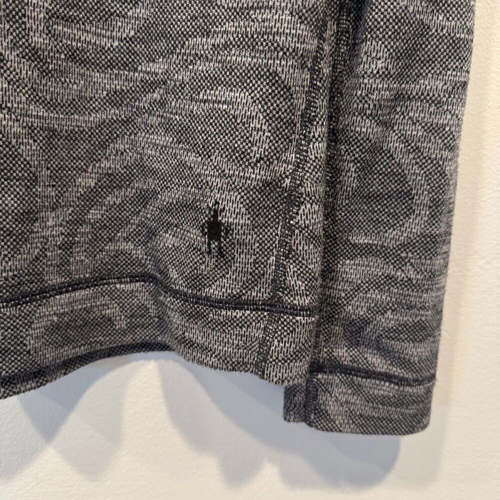 Smartwool Quarter Zip Merino 250 Sweater Gray Base Layer Gorpcore Women Large - Picture 6 of 9